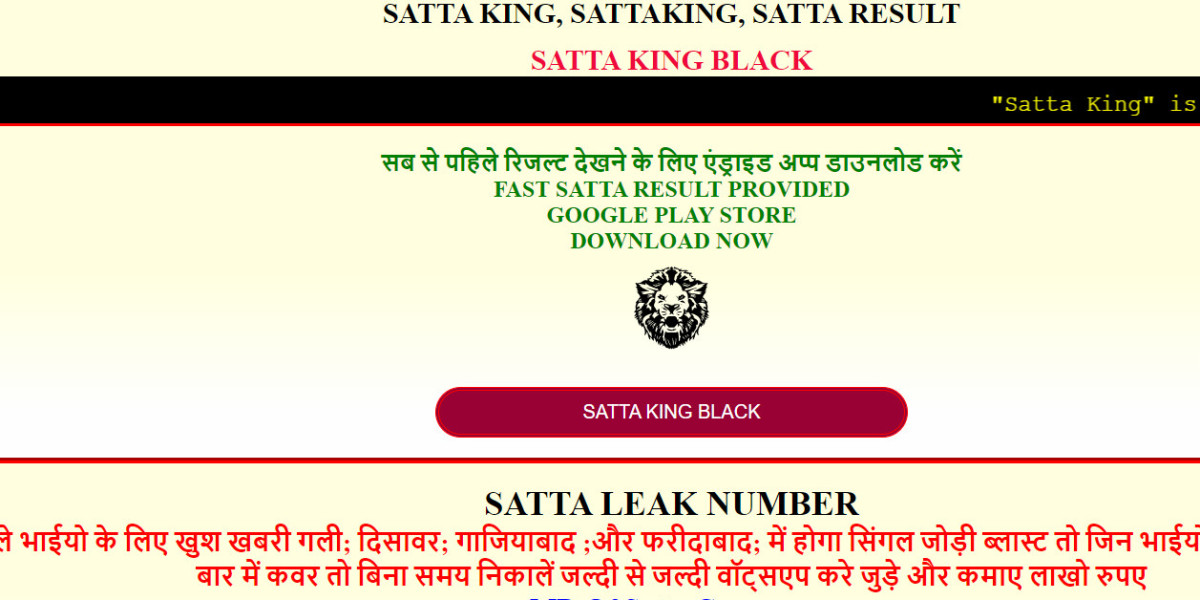 Satta Bazar: A Cultural Phenomenon in the Betting World
