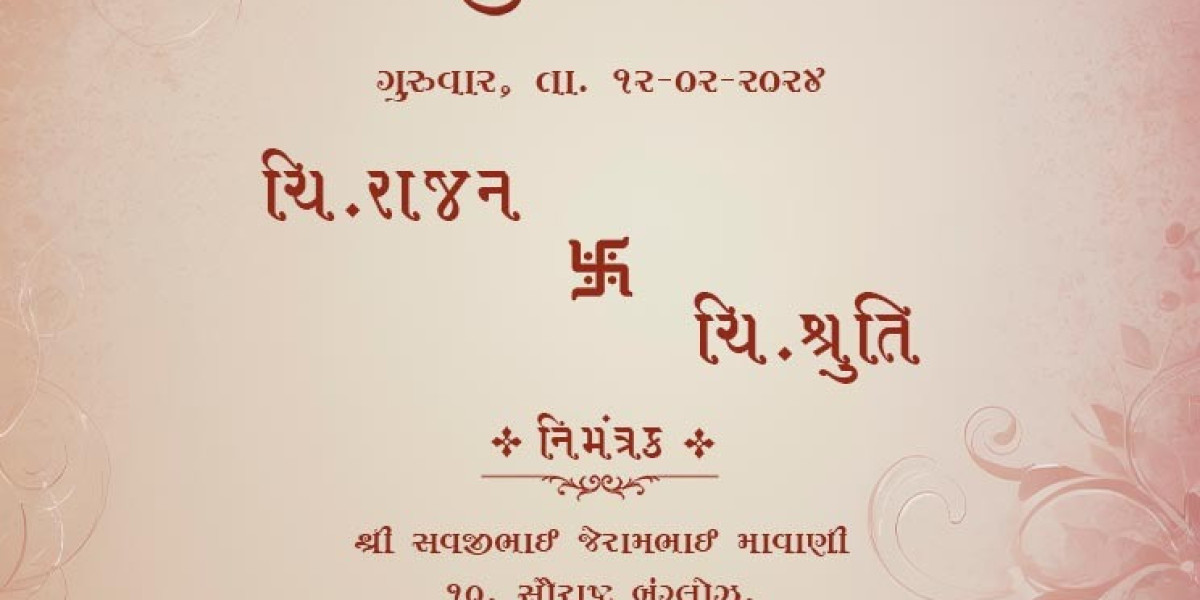 Gujarati Wedding Invitation Card: Blending Tradition with Style
