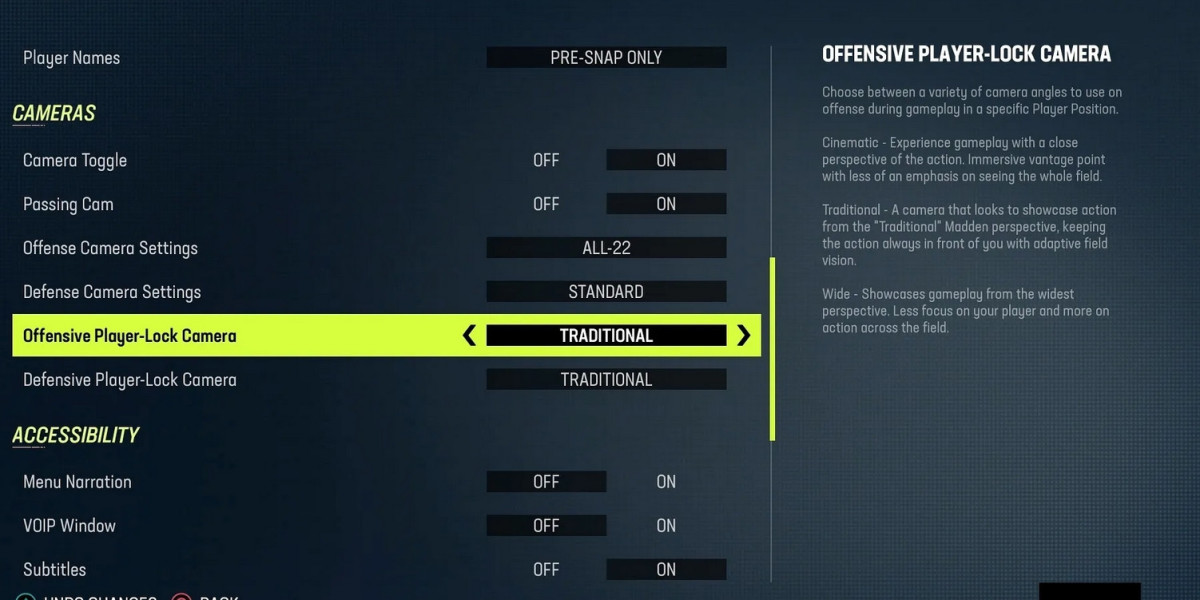 Madden 24 Camera Settings: Offensive and Defensive