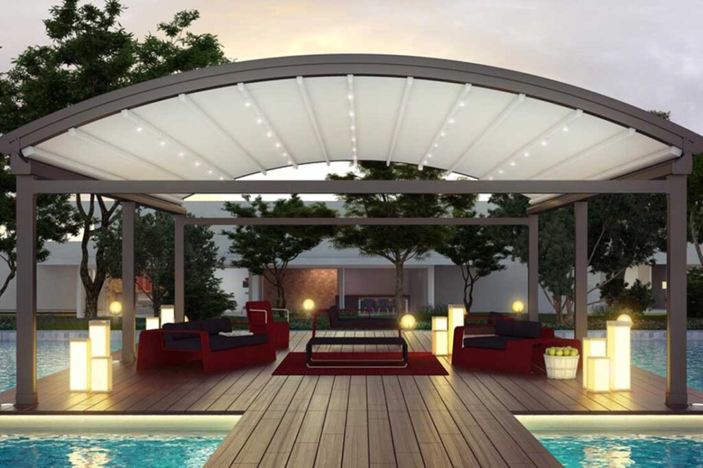 Retractable Sliding Roofing System & Retractable Pergola