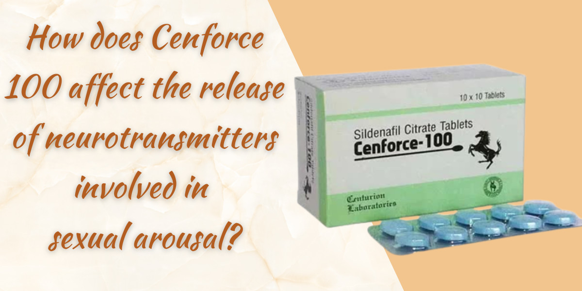 How does Cenforce 100 affect the release of neurotransmitters involved in sexual arousal?