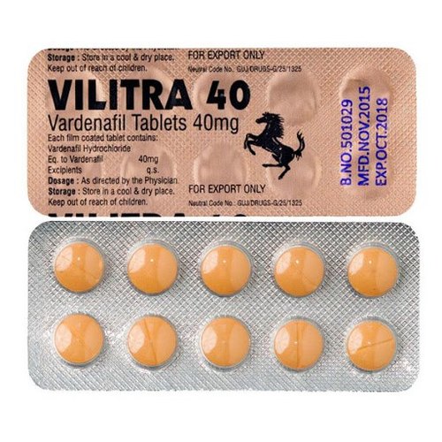 Vilitra 40Mg Vardenafil Tablet Online in USA, it's Uses & side effect