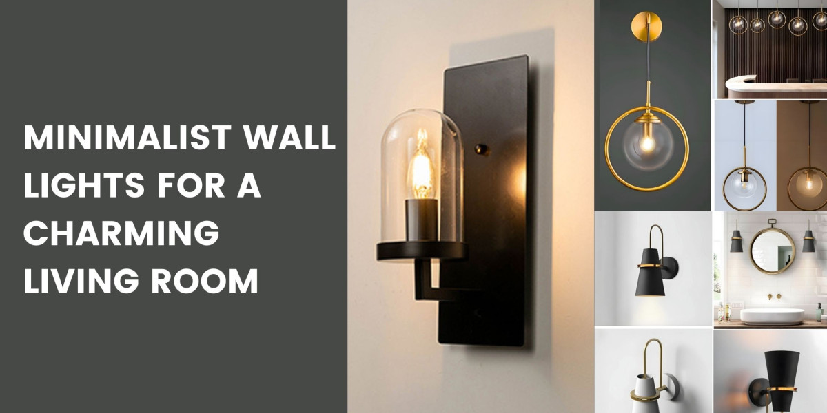 Minimalist Wall Lights for a Charming Living Room