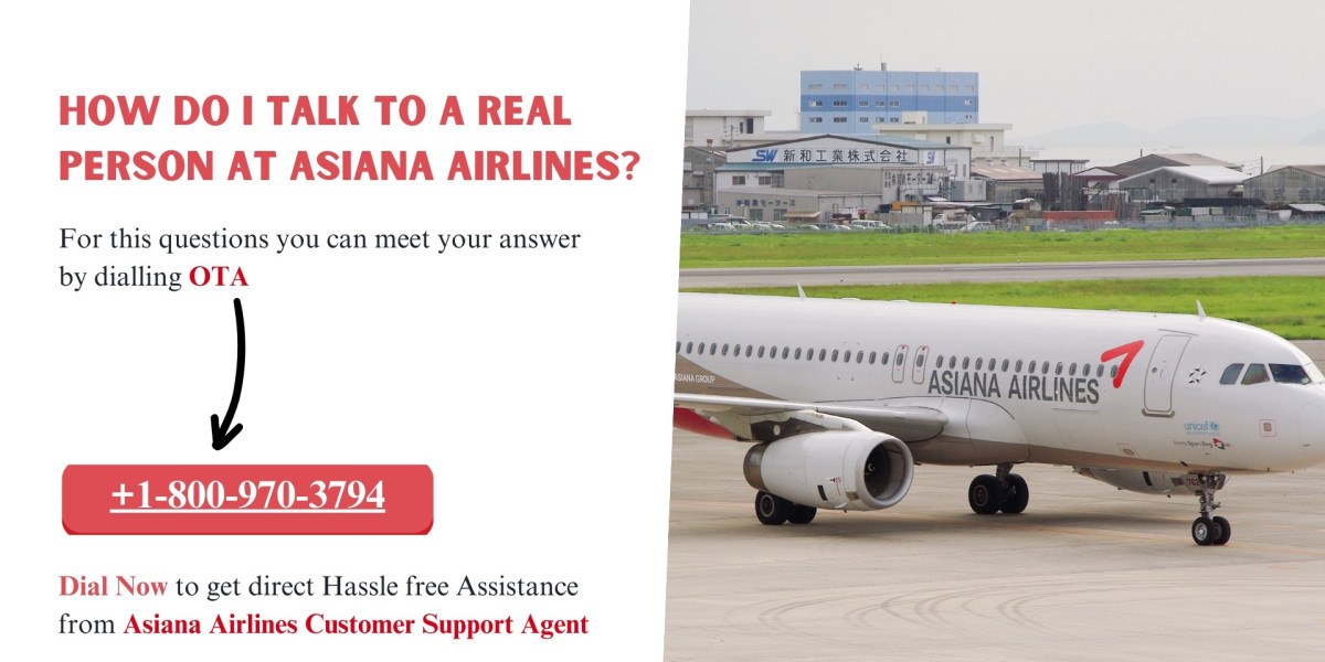 How do I talk to a real person at Asiana Airlines?