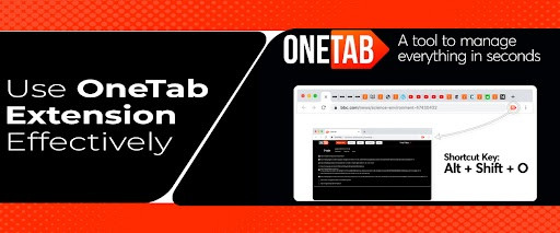 onetab extension tab