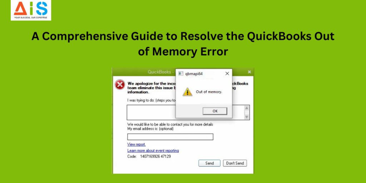 A Comprehensive Guide to Resolve the QuickBooks Out of Memory Error