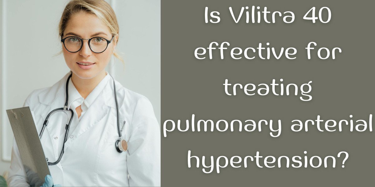 Is Vilitra 40 effective for treating pulmonary arterial hypertension?