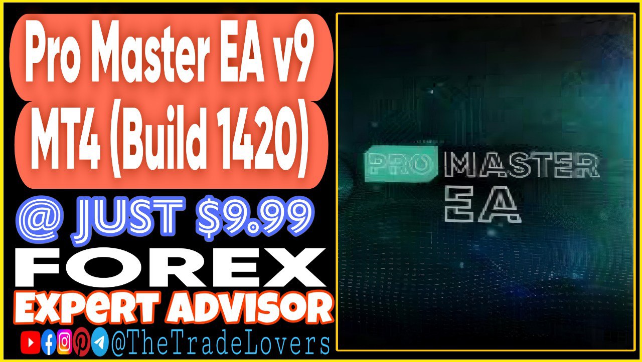Pro Master EA V9 MT4 (Works on Build 1420) | Forex Robot | MT4 Expert Advisor - Payhip