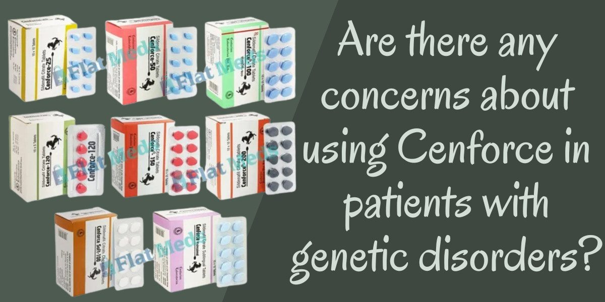 Are there any concerns about using Cenforce in patients with genetic disorders?