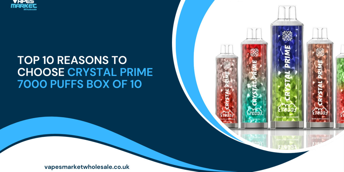 Top 10 Reasons to Choose Crystal Prime 7000 Puffs box of 10