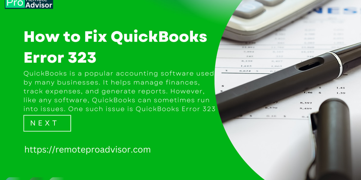 How to Fix QuickBooks Error 323