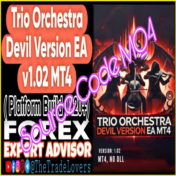 Trio Orchestra EA MT4 MQ4 Source Code (Works on Build 1421+) | Forex Robot | MT4 Expert Advisor - The Trade Lovers