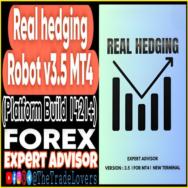 Real Hedging EA V3.5 MT4 (Works on Build 1421+) | Forex Robot | MT4 Expert Advisor - The Trade Lovers