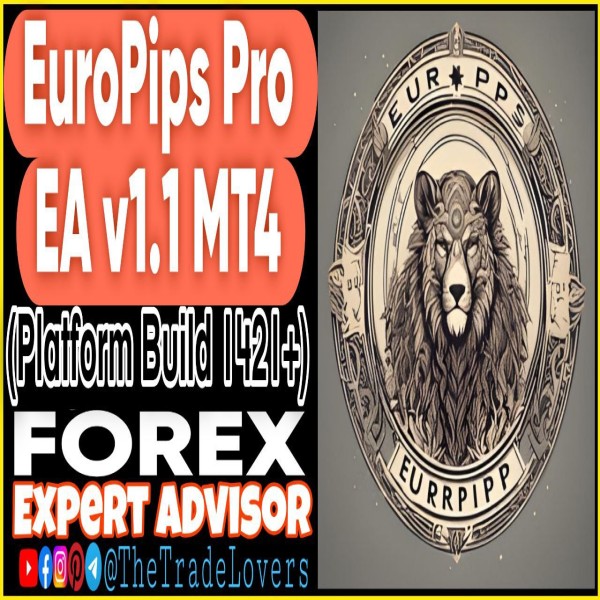 EuroPips Pro EA v1.1 MT4 (Works on Build 1421+) | Forex Robot | MT4 Expert Advisor - The Trade Lovers