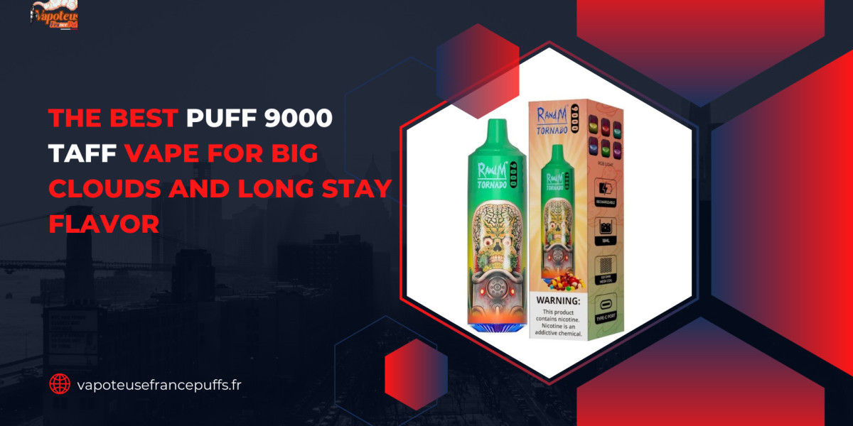 The Best Puff 9000 Taff Vape for Big Clouds and Long Stay Flavour