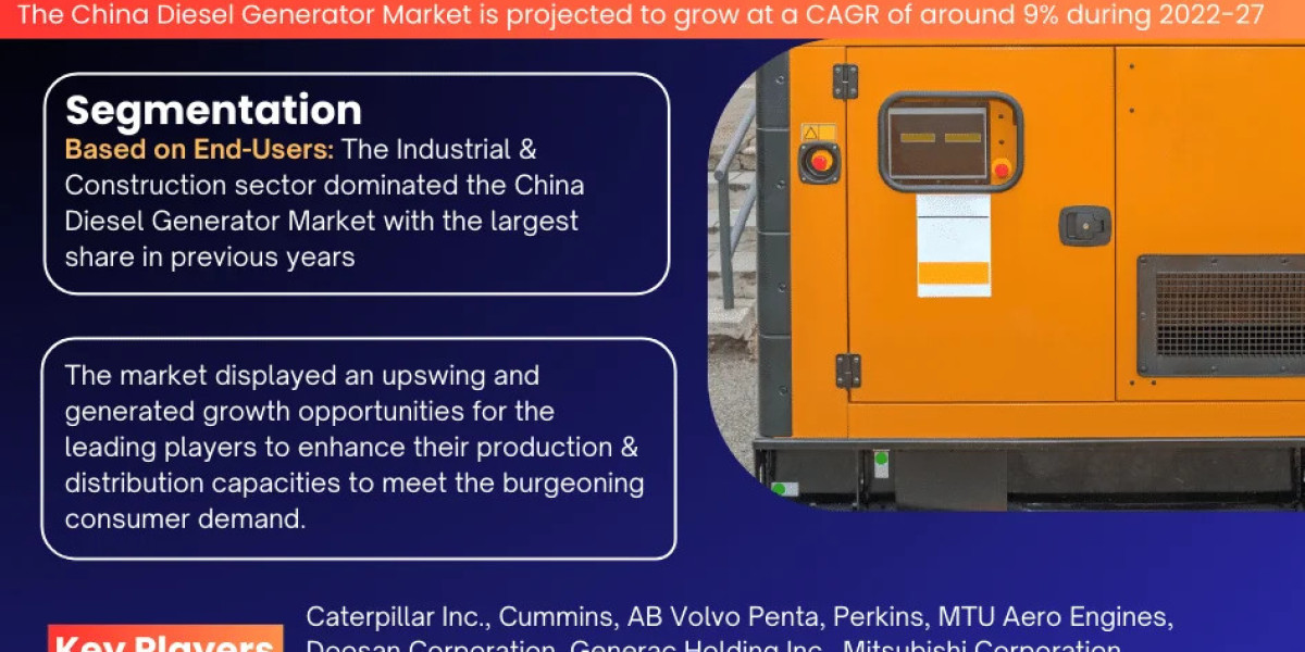 China Diesel Generator Market Set to Experience a Massive more than 9% CAGR During 2022-2027