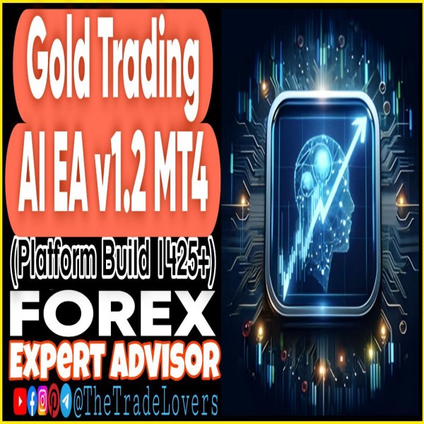 Gold Trading AI EA V1.2 MT4 (Works on Build 1425+) | Forex Robot | MT4 Expert Advisor - The Trade Lovers