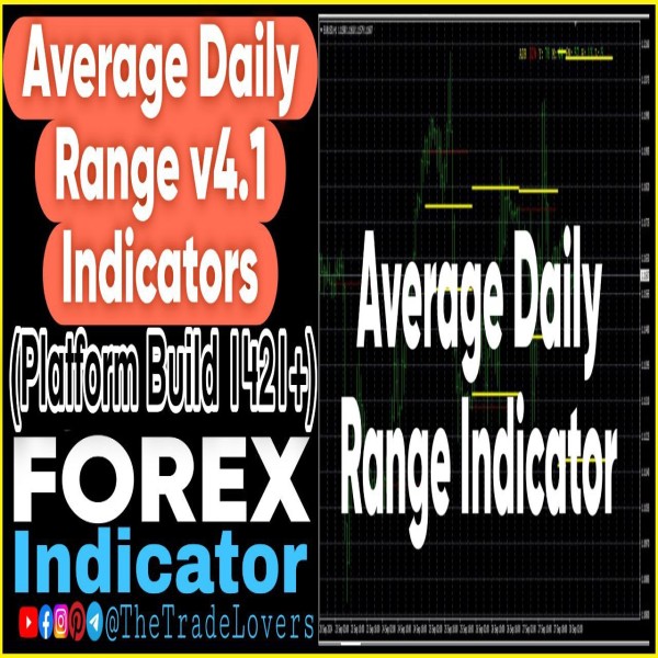 Average Daily Range Indicator v4.1 MT4 (Platform Build 1422+) Forex MT4 Indicators - The Trade Lovers
