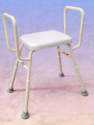 Shower stool with arm support | Bettercaremarket