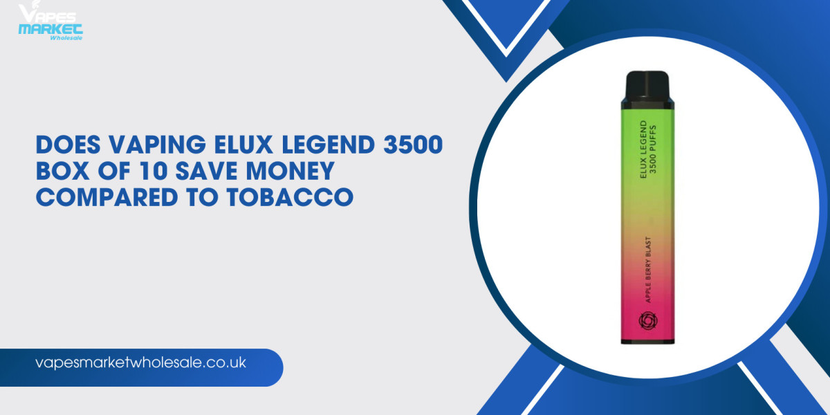 Does Vaping Elux Legend 3500 Box of 10 Save Money Compared to Tobacco