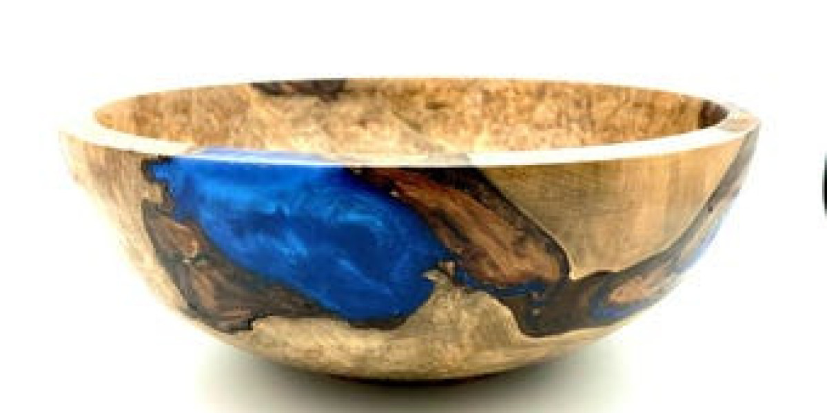 Black Birch Salad Colored Pencil Bowl