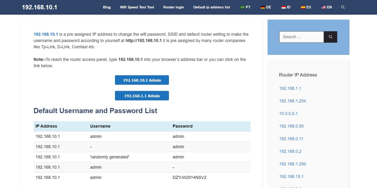 Understanding 192.168.10.1: A Comprehensive Guide to This Private IP Address