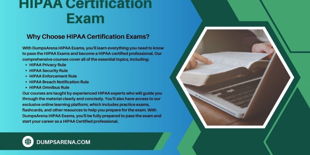 DumpsArena Provides Expert Help in HIPAA Exams Prep