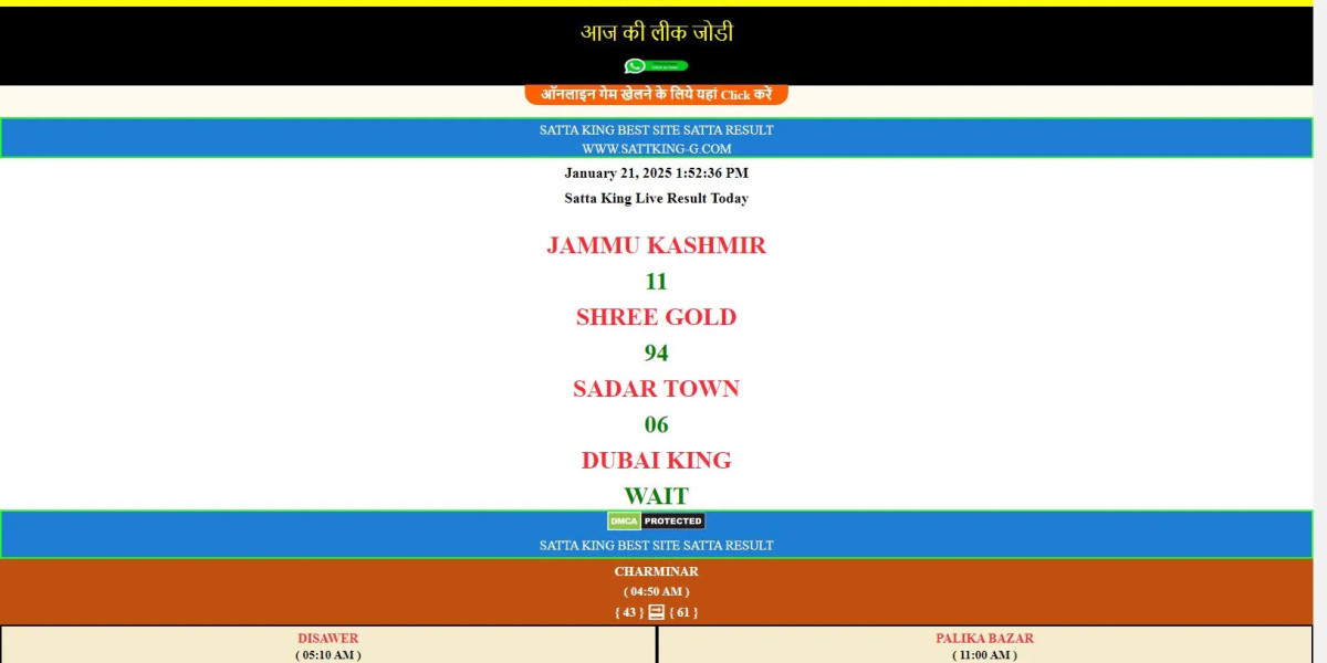 Understanding Satta King A Deep Dive into the Popular Lottery Game