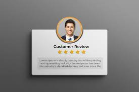 Customer Review and Testimonials Design