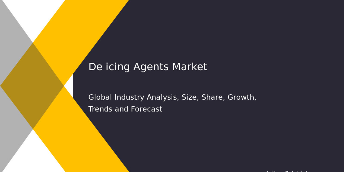 De-Icing Agents Market Emerging Developments | CAGR 6.5% Trends