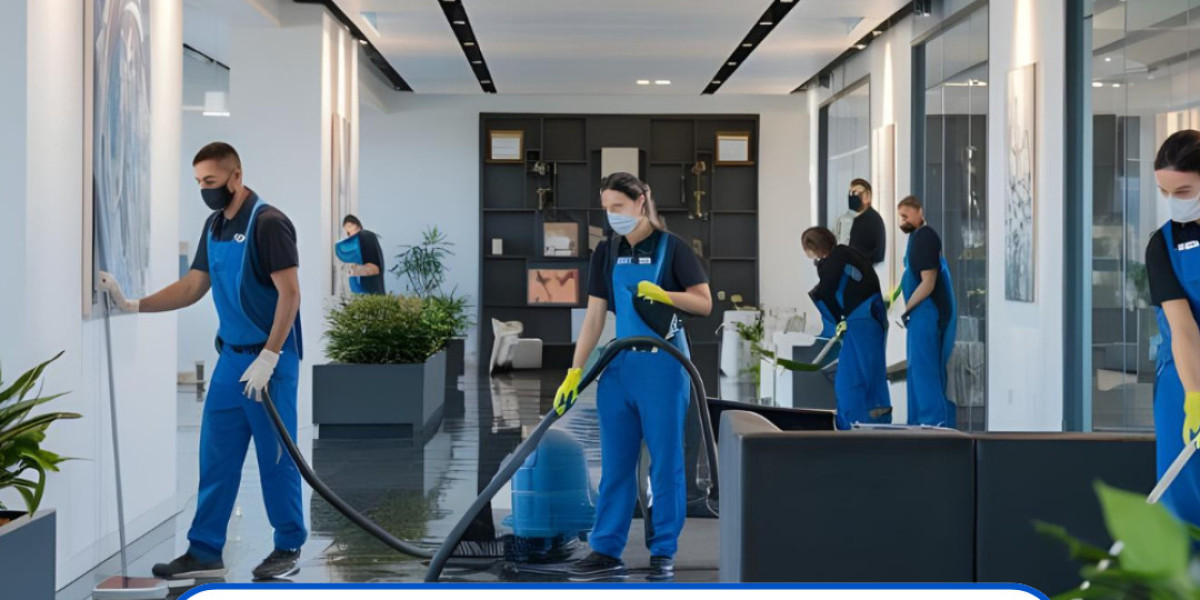 What are the benefits of hiring a professional cleaning service for a medical office?