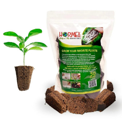 Buy Hormex Rooting Cubes – Perfect for Cuttings & Seeds – Peat Moss & Coco Plugs for Strong, Profile Picture