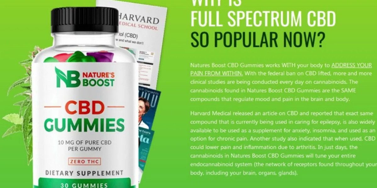 Natures Boost CBD Gummies