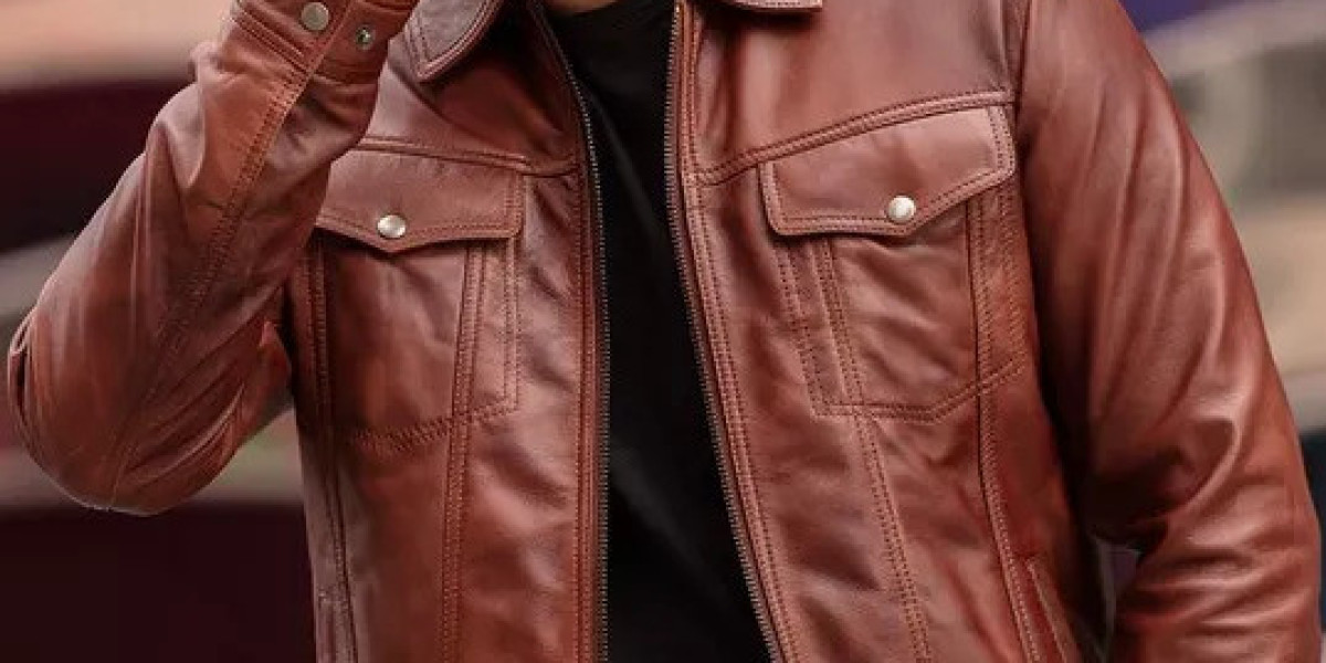 The Timeless Appeal of Men's Brown Leather Jackets A Stylish Investment for Every Wardrobe.