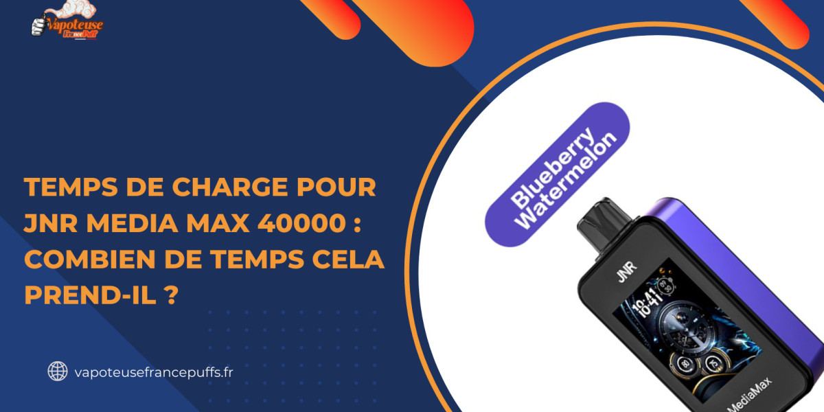 Temps de charge pour JNR Media Max 40000 : Combien de temps cela prend-il ?