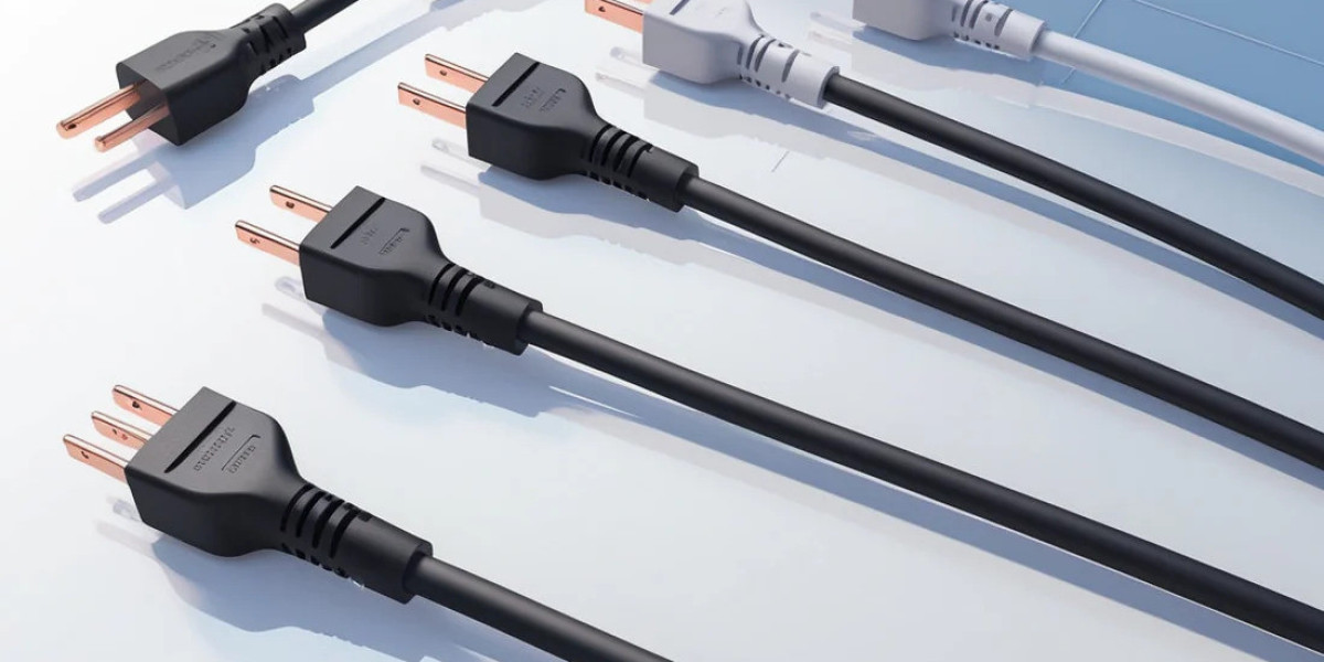 Replacement AC Power Cables: 2 Pin L-Shapes Design in Various Lengths