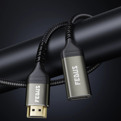 FEDUS HDMI Extension Cable Support 4K@60Hz 3D HDR, Male to Female HDMI Extender 9.8FT Adapter Connec Profile Picture