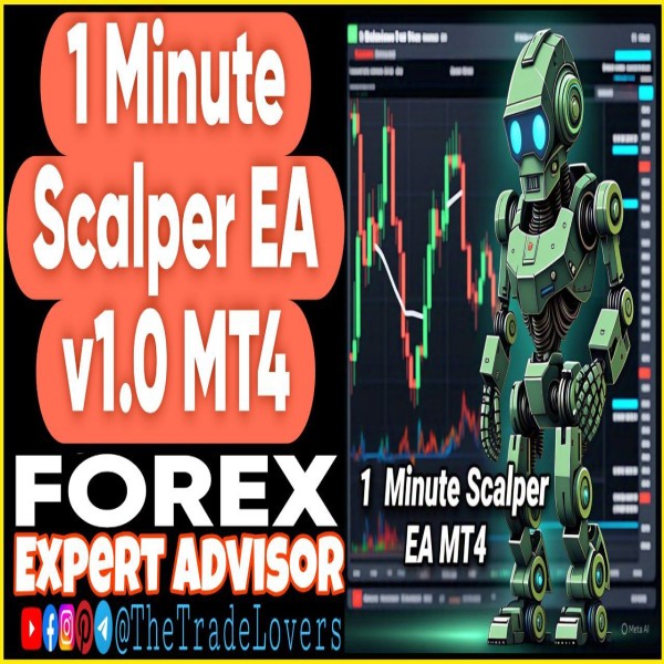 1 Minute Scalper EA v1.0 Source Code MQ4 (Works on Build 1441+) | Forex Robot | MT4 Expert Advisor - The Trade Lovers