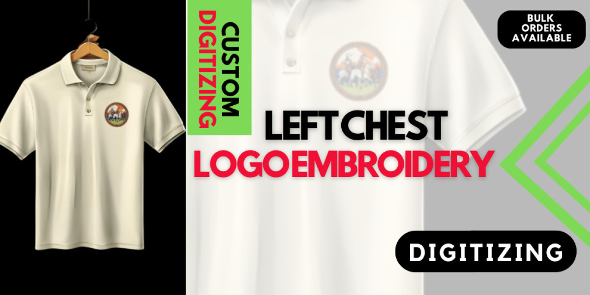 Get 5-Star Left Chest Logo Embroidery Digitizing Now