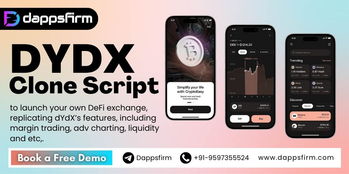 Build a secure and scalable trading infrastructure using our DYDX clone script with Layer 2 support