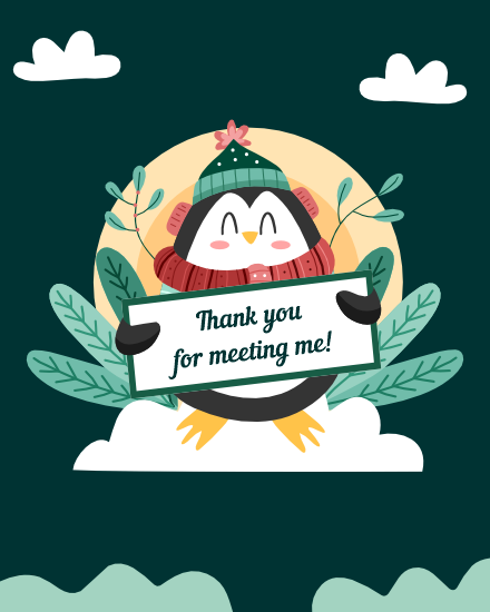 Free Nice To Meeting You Cards | Nice Meeting You Cards