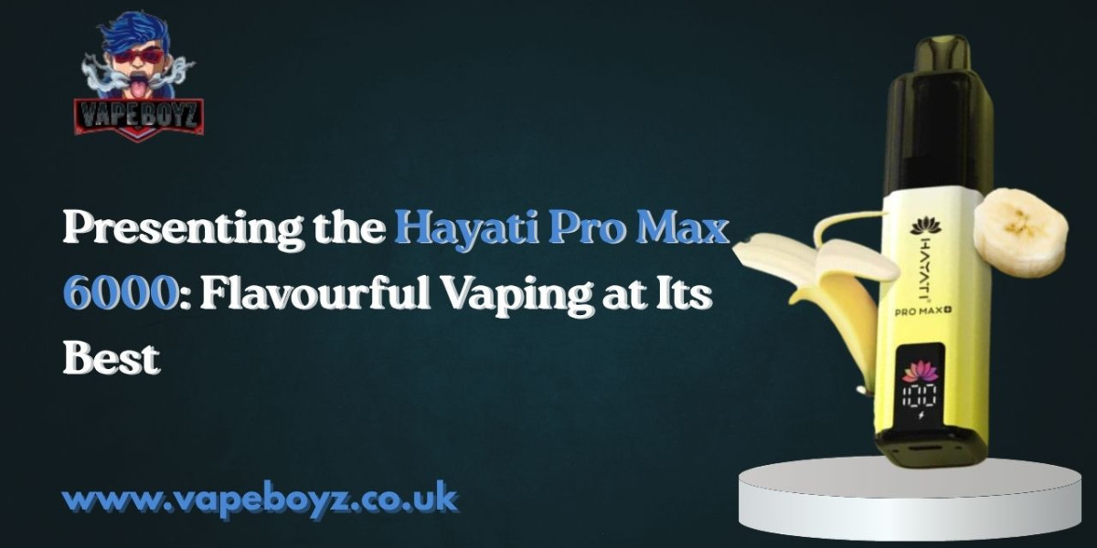 Presenting the Hayati Pro Max 6000: Flavourful Vaping at Its Best