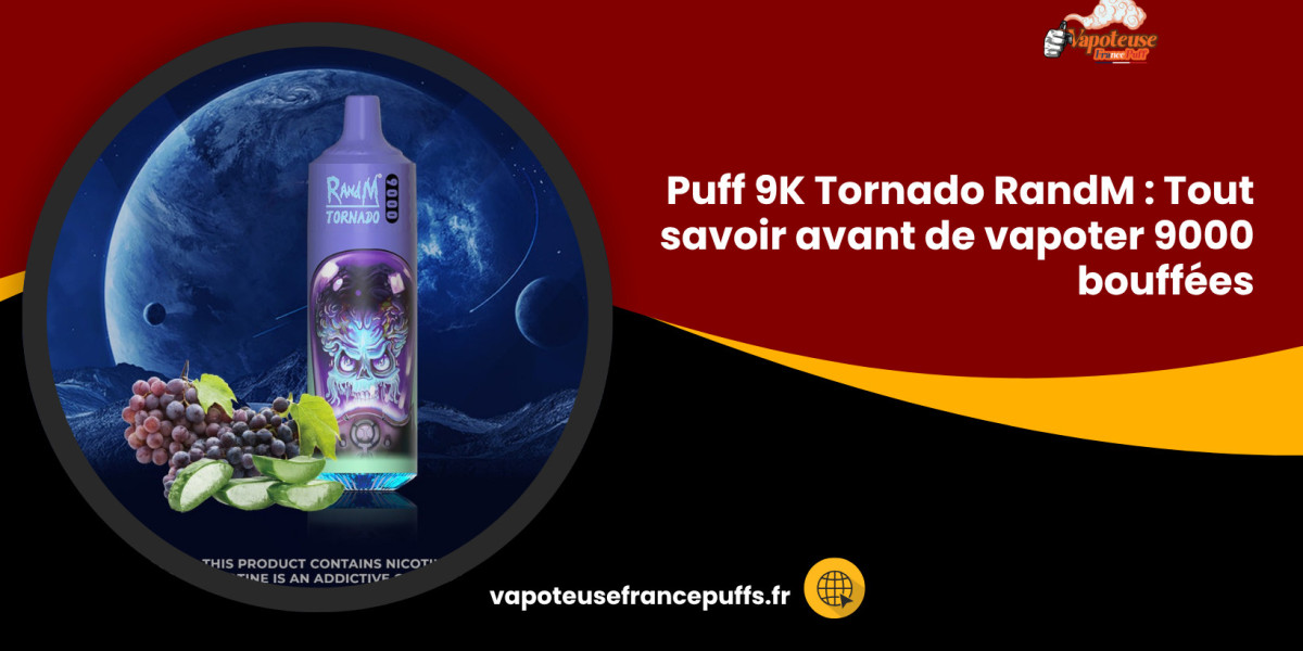 Puff 9K Tornado RandM : Tout savoir avant de vapoter 9000 bouffées