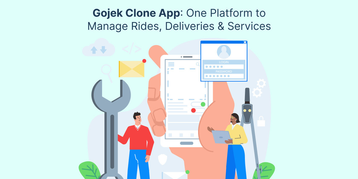 Gojek Clone App: One Platform to Manage Rides, Deliveries & Services