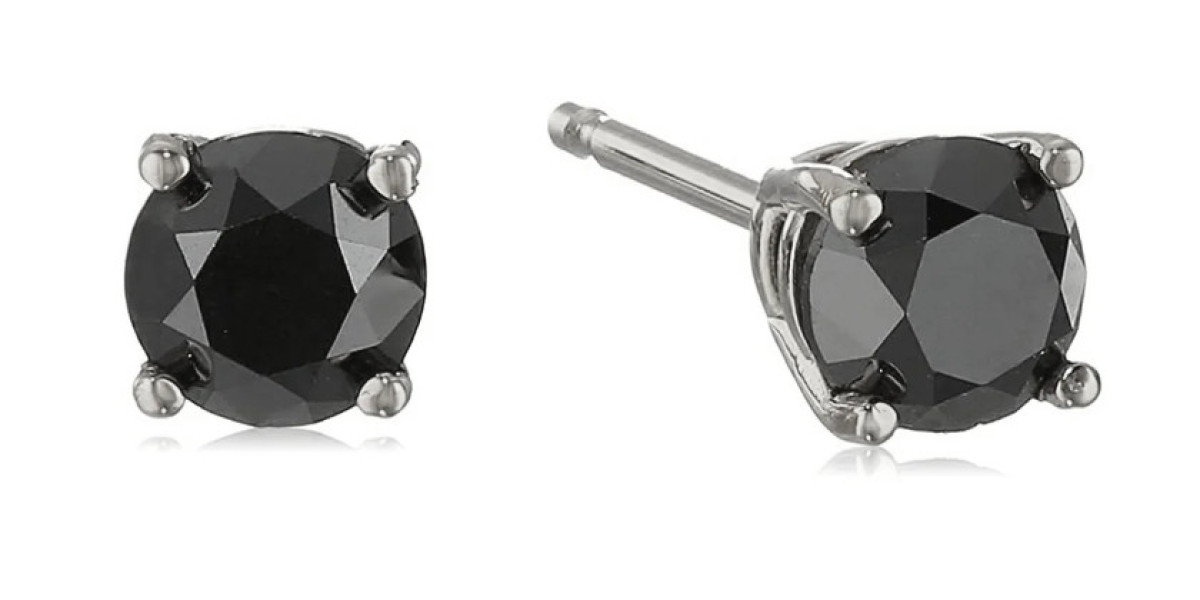 Black Diamond Stud Earrings – A Bold and Timeless Choice for Modern Elegance
