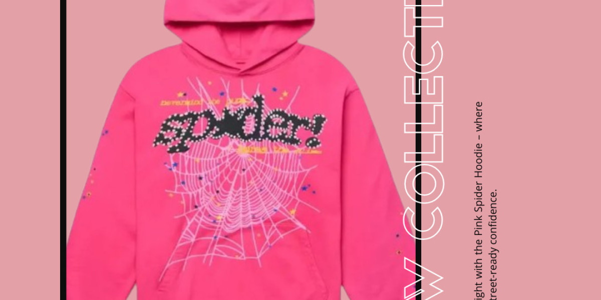 Getting into statement street styles with the Pink Spider Hoodie