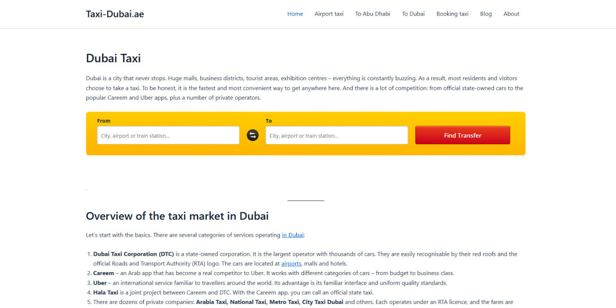 Used a taxi service in Dubai that actually delivers — worth checking out