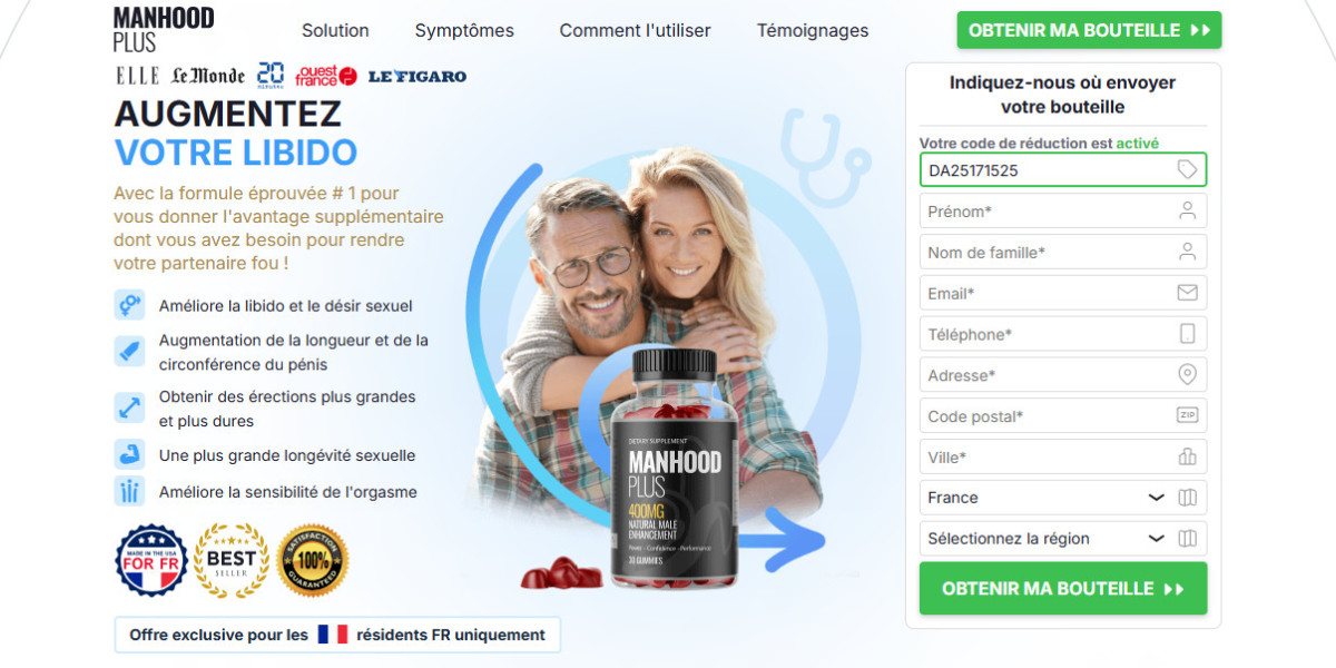 ManHood Plus Gummies France Avis 2026