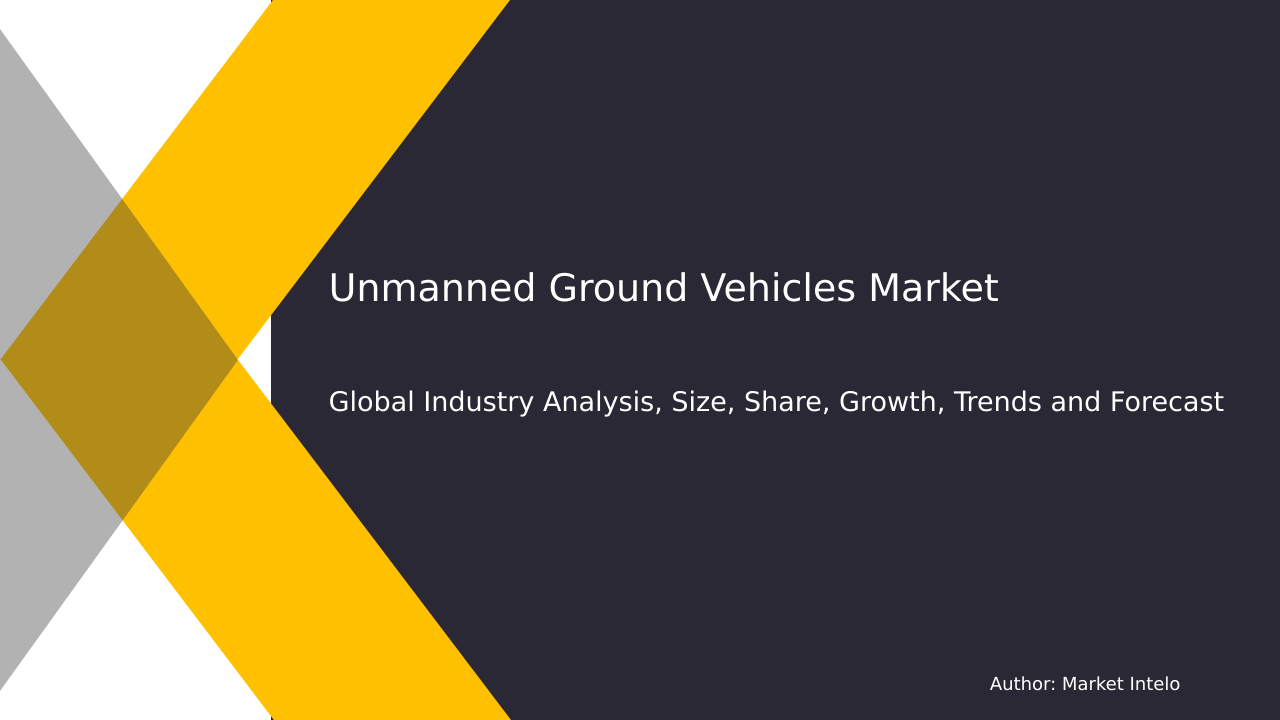 Unmanned Ground Vehicles Market Research Report 2033