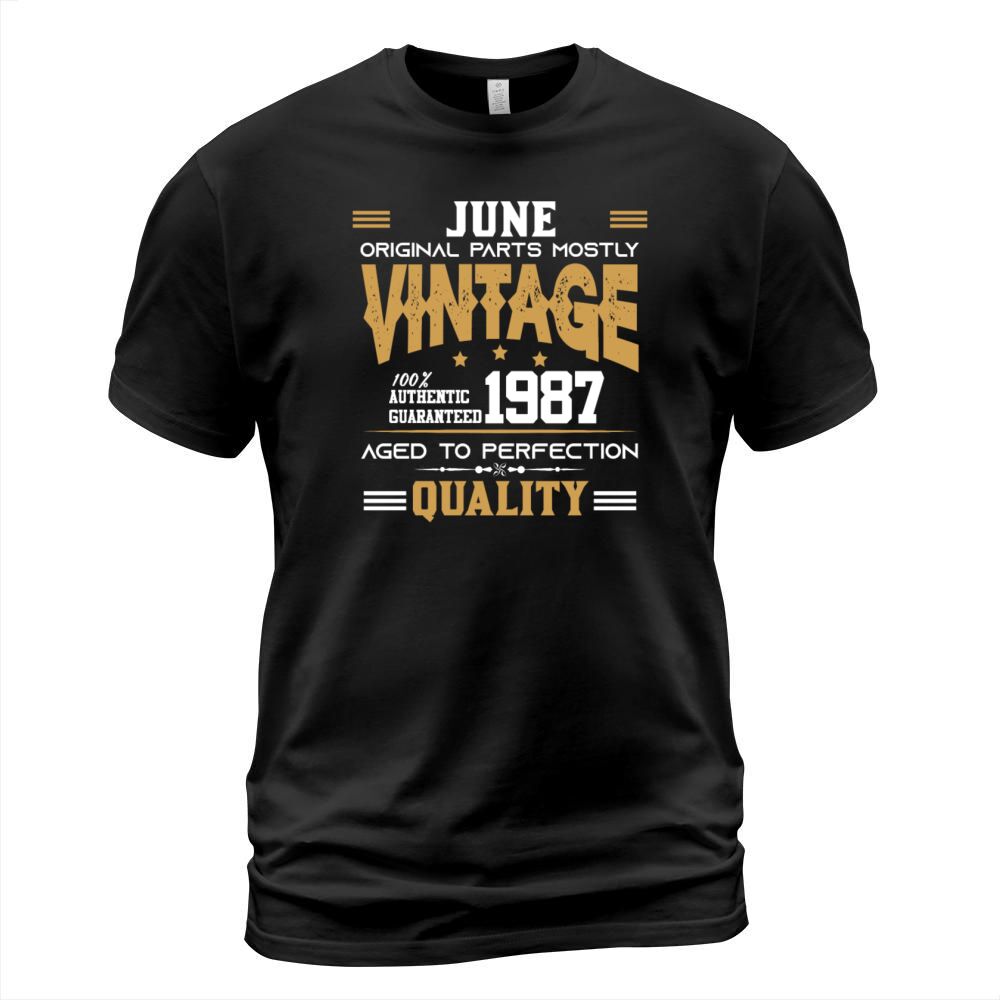 Vintage Aged To Perfection June 1987 T-Shirt Unisex